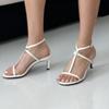 New ArrivalS Open Run Women S faShion SAndalS WiTh DecoraTive STrapS And Cubic T