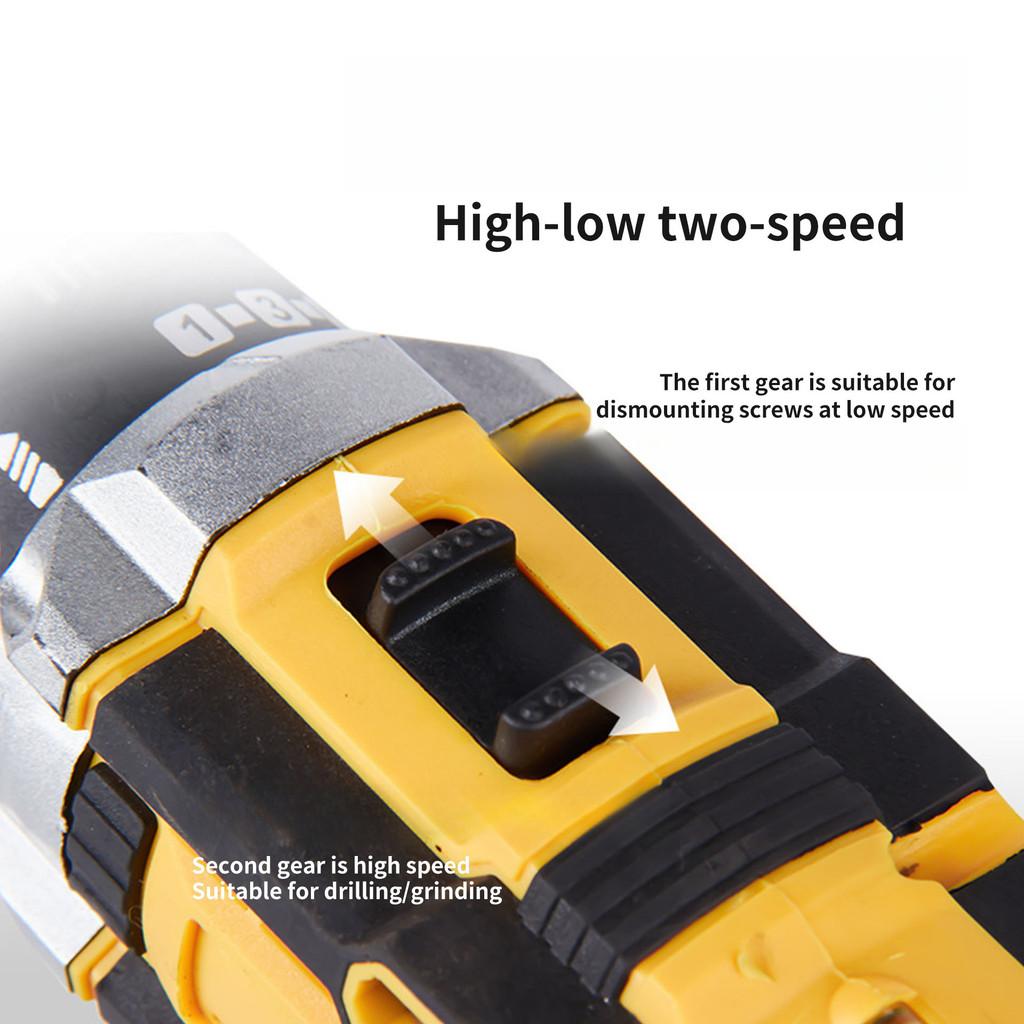 Impact Lithium Drill Rechargeable Handheld Electric Screwdriver Multifunctional Household Wood Drilling Power Tool