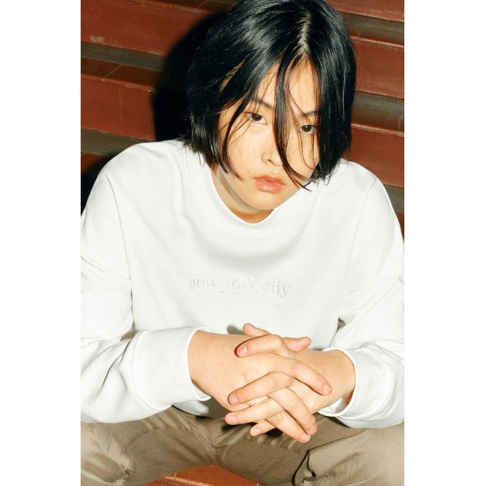 

Толстовка с принтом HM белая New York City