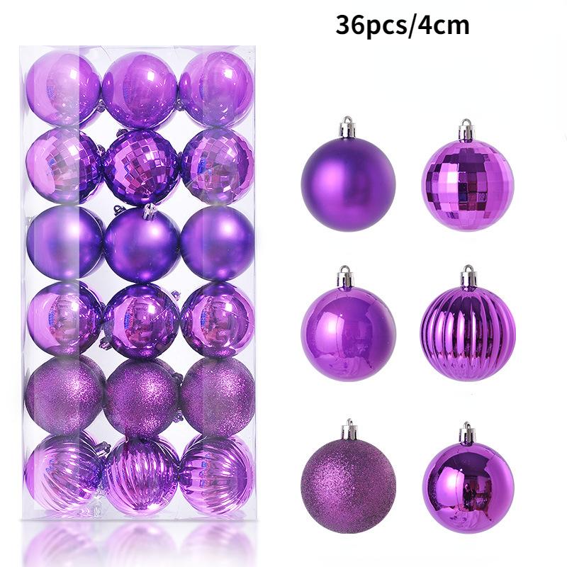 24/36 Pcs Christmas Balls New Year Party Decoration Xmas Tree Ornaments Christmas Hanging Ornament Home Decor Gifts Navidad 2025