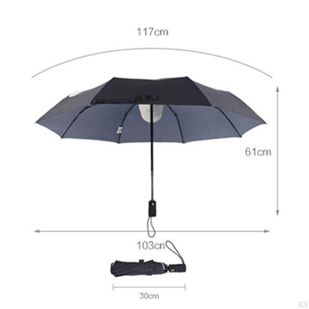 Folding Umbrella Windproof Middle Finger Pattern Print