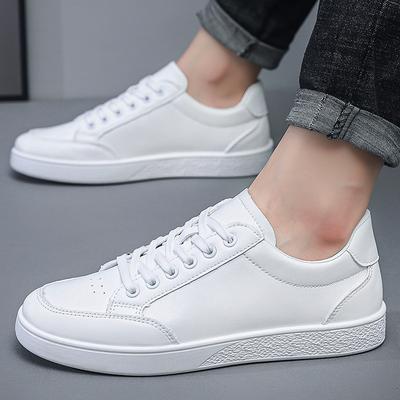 Men's Shoes Street Board Shoes Men Korean Version of The Student Men's White Shoes, Fashion Casual Shoes Tide Shoes