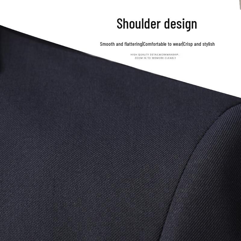 Shanshan Men's Slim Fit Wrinkle-Resistant Business Suit Set
