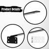 Staffe Decorative in Metallo per Mensole Supporto a Parete Robusto Invisibile Facile