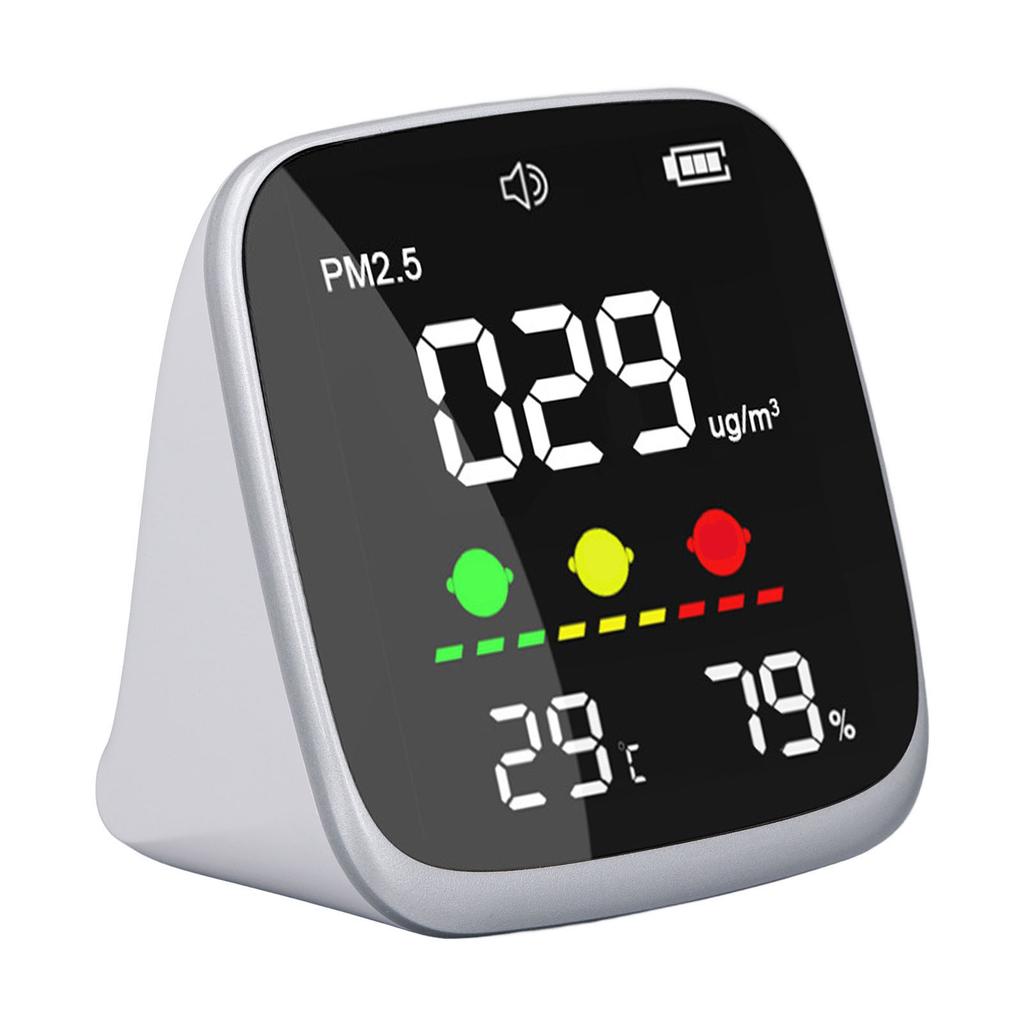Air Quality Tester High Accuracy Portable PM2.5 Temperature Humidity Detector for Home