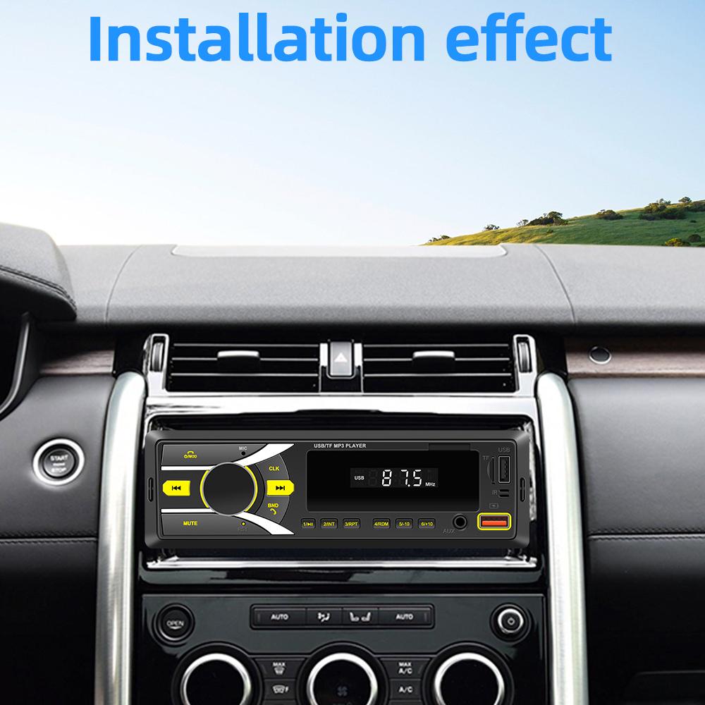 D3107 Carro Bluetooth Smart MP3 Player Suporte Assistente de Voz Inteligente/Rádio FM Auto