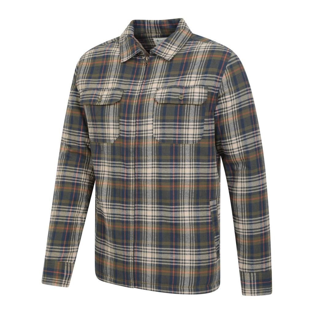 Mountain Warehouse Herren Stream II Flanellgefüttertes Hemd