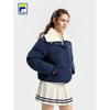 Women's Winter Faux Two-Piece Loose Warm Tennis Down Jacket