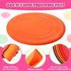 Outdoor Sports Durable Chew Pet Training Toy Interactive Dog Toys Resistance Bite Soft Rubber Toys Pet Flying Discs Dog Frisbeed