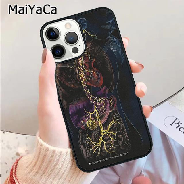 Medical Human Anatomy Phone Case For iPhone 17 Air 13 14 16 16e 15 pro max plus 11 12 cover  coque