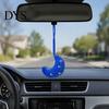Spooky Interior Car Decoration Rearview Mirror Crochet Hanging Decoration, Knitting Grim Reaper Ghost Moon Star Snowman Ornament, Halloween