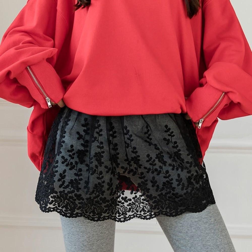 Transparent Lace Underskirt Slips High Waist Mesh Underskirt Slips Dress Girls