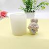 Cartoon Rabbits Silicone Molds Crafts Ornament Plasters Mold Handmade Scented Candle Mould Home Decorations Tool