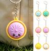 3 Piezas Llavero Colgante Mini Empanadilla, Encanto de Comida Blanda Accesorios de Dibujos Animados de Snacks para Bolsos Llaves del Coche Escuela Gimnasio