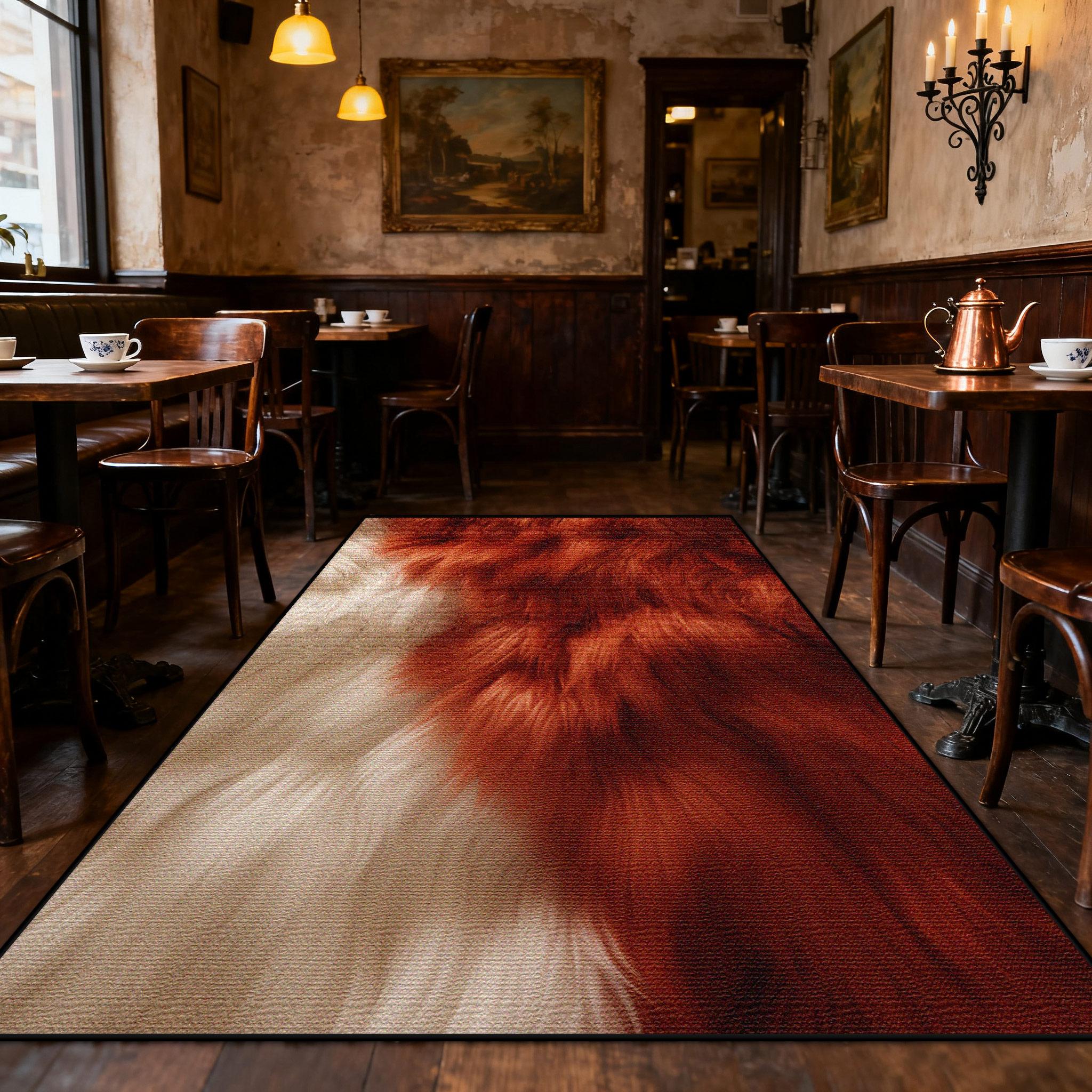 

American 3D Animal Hair Easy Clean Soft Coffee Tables Mat Decoration Living Room Fluffy Luxury Rug Non-slip Short Velvet Carpet 60x90cm