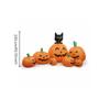 Cat and Pumpkin Lighted Inflatable with Pumpkins Halloween Decoration for Lawn,
