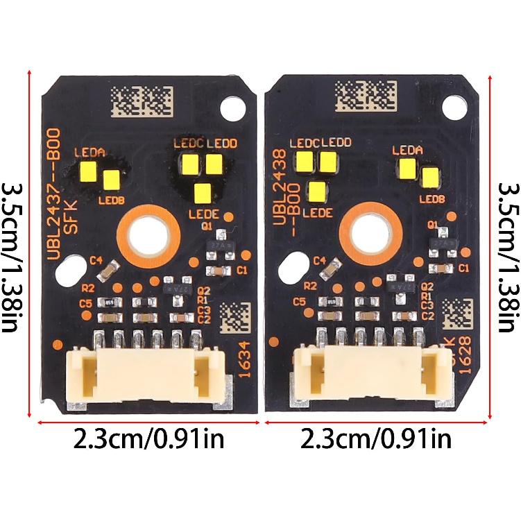 4PCS Yellow DRL LED Boards Compatible with BMW F90 M5 G30 530i 540i M550iX 2017-2020 Angel Eyes DRL LED Modules Board Stabilizer Replaces 63117214939