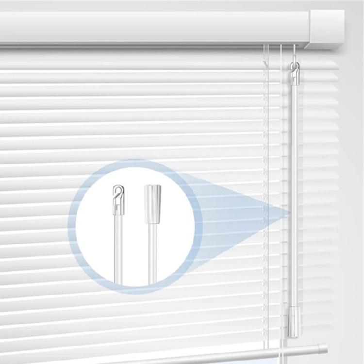 2/4/6/8/10Pcs 30cm Window Blind Pull Sticks Clear Acrylic Curtain Pull Rod Wand with Grip and Hook for Vertical Shade