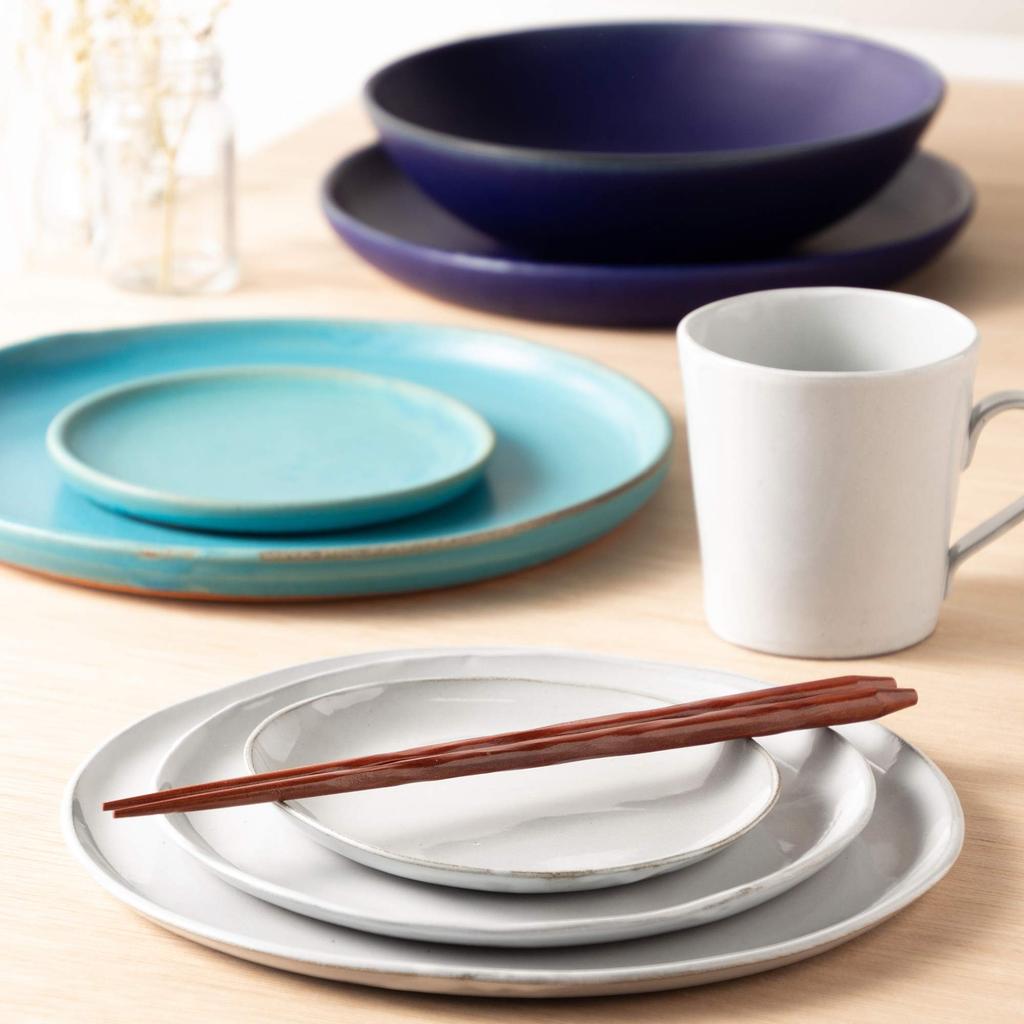 Rikizo Blue Diameter 21cm x Height Made in Bowl, Indigo, 6cm, 1000ml, Japan, R-886557