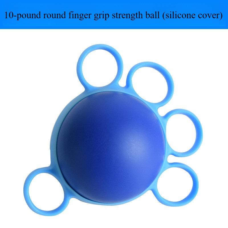 1PC Five-finger Grip Ball Stroke Hemiplegia Rehabilitation Training Elderly Exercise Equipment Wrist Finger Strength Finger Grip Ring