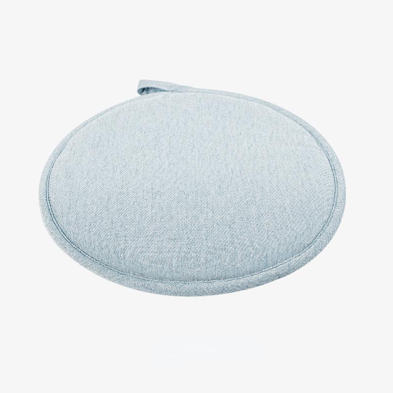 

Круглая подушка Подушка для сиденья из пеноматериала с эффектом памяти Подушка для стула из губки Нескользящая круглая табуретка из красного дерева Круглая подушка для стула из цельного дерева 37x37cm синий