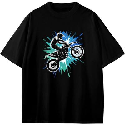 Motocross Dirt Bike Anime Gift Girls Boys Teens T-Shirt