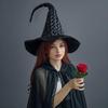 Halloween Wizard Hat Funny Witch Hat Witch Caps Wizard Costume Accessories for Masquerades Party Decor Cosplay Props