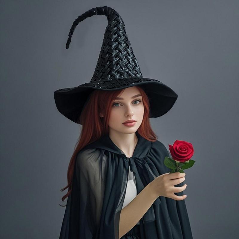 Halloween Wizard Hat Funny Witch Hat Witch Caps Wizard Costume Accessories for Masquerades Party Decor Cosplay Props