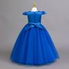 2026 Mädchenkleider Mittelgroße und Große Kinder Puffärmel Pailletten Hochzeit Blumenmädchen Klavieraufführung Prinzessinnenkleider Lang Lieblingskleid des Mädchens