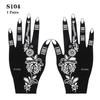 2025 Neues Professionelles Henna Schablone Temporäres Handtattoo Körperkunst Aufkleber Vorlage Hochzeit Werkzeug Blume Tattoo Schablone