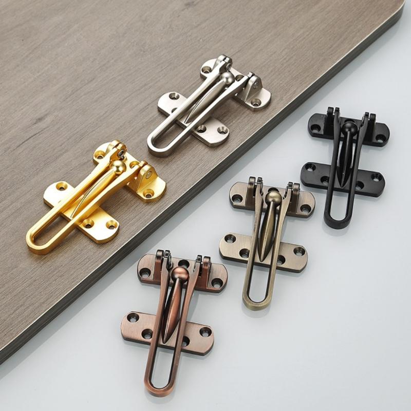 1Pcs Anti-Theft Buckle Door Buckle Door Bolt Door Lock Buckle Hasp Door Anti-Lock Buckle Household Thickening Mute Anti-Rust