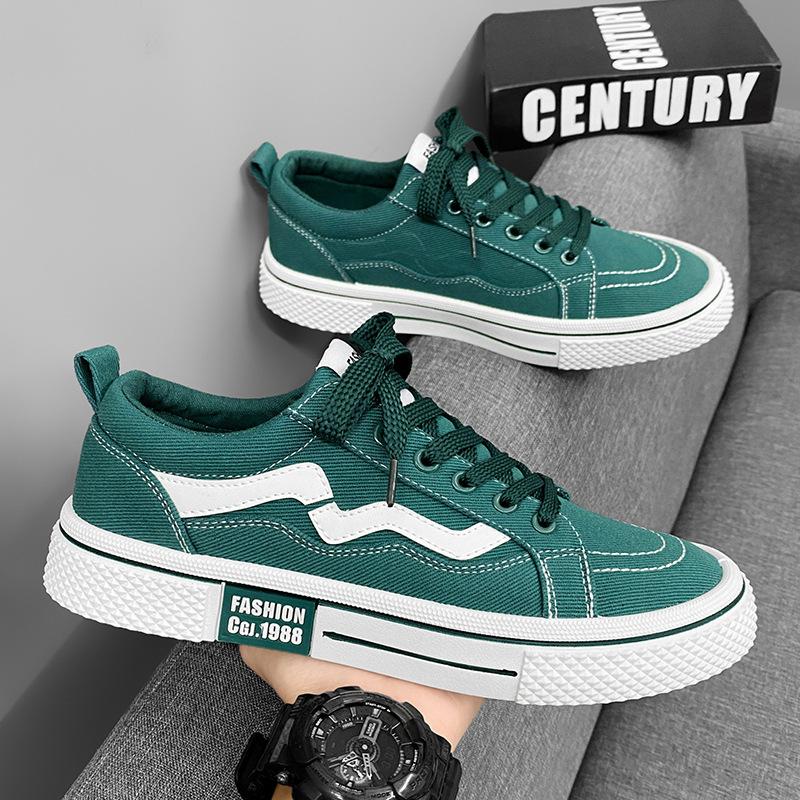 Men's Shoes Four Seasons New Casual Shoes Fashion Low-top Board Shoes Youth Trend Canvas Shoes Korean Version of Student Sports Shoes
