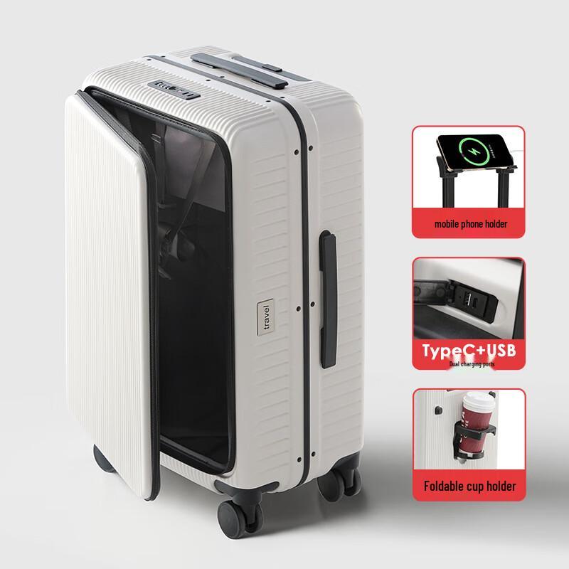 Lone Wolf Front-Opening Hardshell Spinner Luggage 20 inch