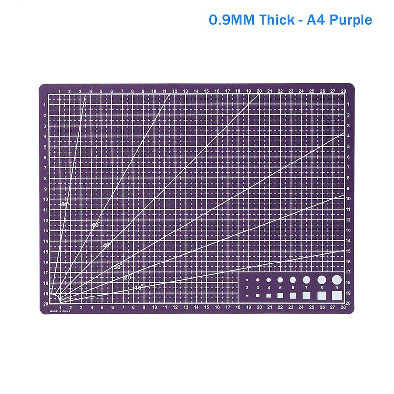 A4 A5 Solid Color Multi-Color Cutting Mat Sewing Mat Single-Sided Craft Pad Fabric Sewing And Making Cutting Board Diy Art Tool