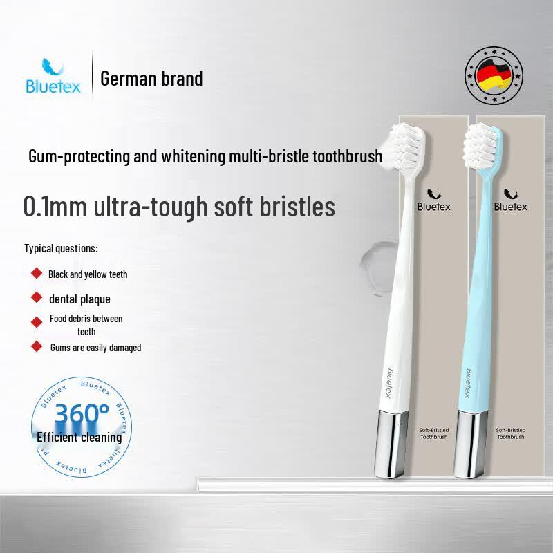 Bluetex Ultra-Soft Bristle Toothbrush (2-Pack) 2 Count