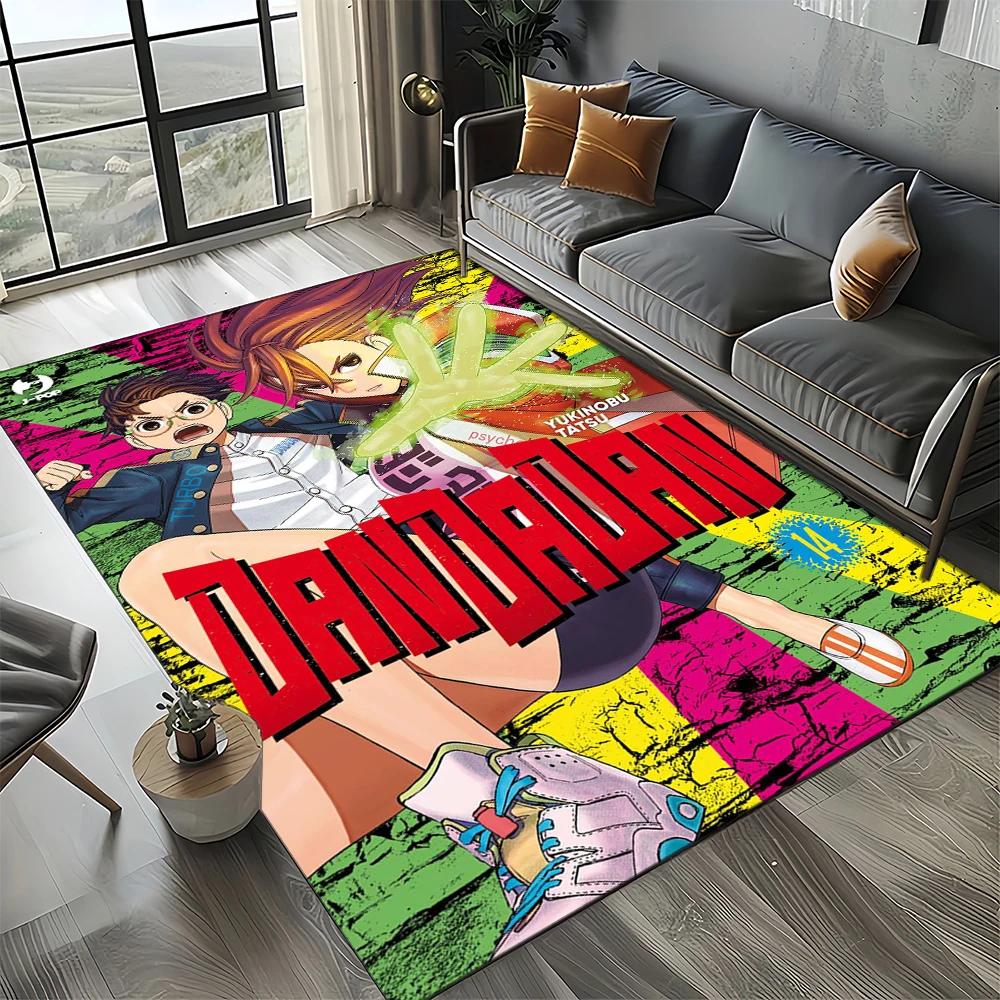 2025 New Style DAN DA DAN Anime Cartoon Carpet Rug for Living Room Bedroom Home Sofa Decoration,Kid Play Non-slip Floor Mat Gift