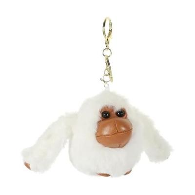 LIOOBO Gorilla Monkey Plush Keychain Bag Charm Fluffy Cute Animal Mascot Keyring Pendant Matching Present