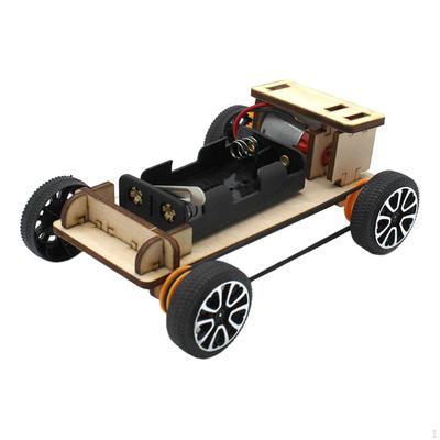 DIY Four Wheel Drive Car Model Kit Science Toy Hobbies Professional Desk Decor Crafts Wood Ornament