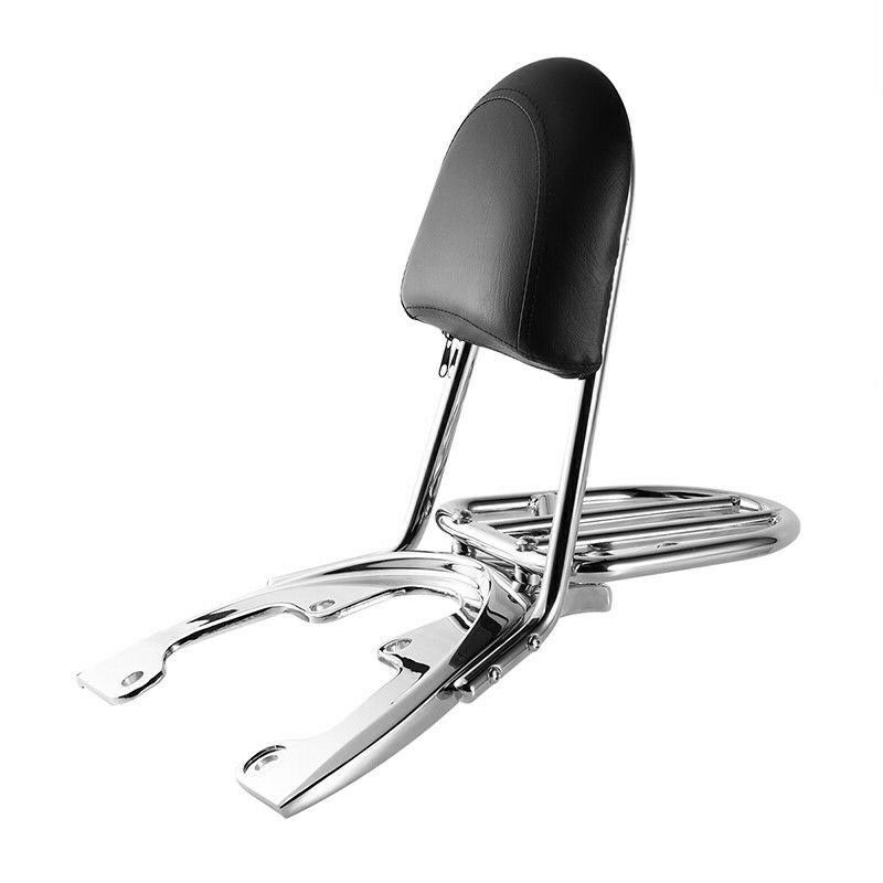 Motorcycle Sissy Bar Backrest Luggage Rack