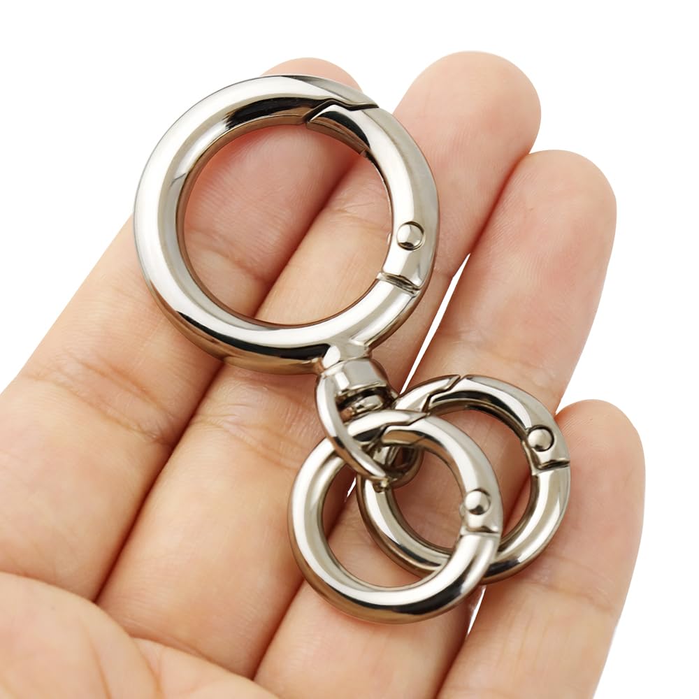 FUSSED Motorcycle Key Chain, Bicycle Key Ring, Car Keychain, Carabiner Hook, Lightweight, Long Lasting,