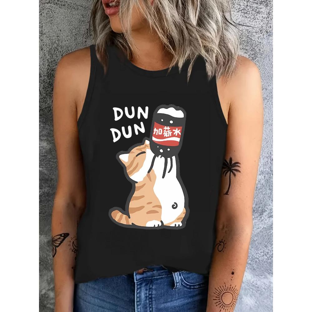 

Vest T-shirt Sexy Vest Women s Sleeveless Round Neck 5XL