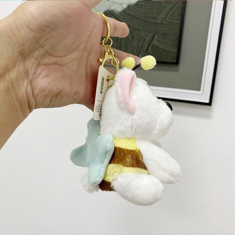And Cozy Charming White West Highland Terrier Plush Doll Keychain Great For Gifting