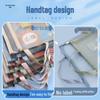 Double-Layer Zippered Document Bag for Primary School: Large Capacity for Books and Textbooks
