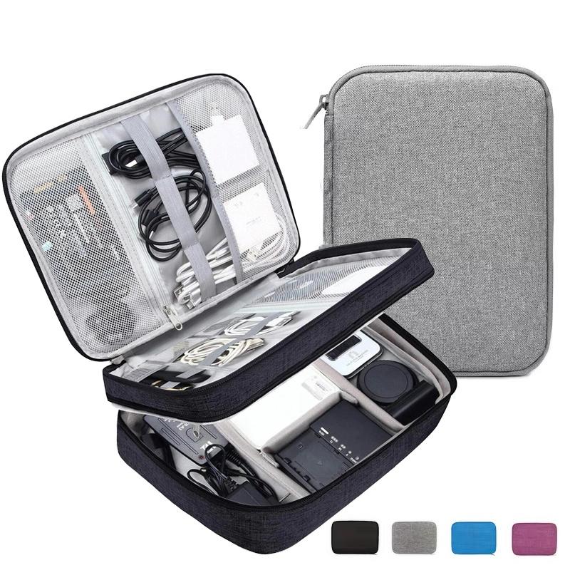 Portable Digital Electronic Storage Bag USB Gadget Waterproof USB Cable Storage Bag For Electronics Devices Accessories Supplies