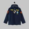 Windjacke Nationalmannschaft Brasilien: Unisex dünne, winddichte, wasserdichte Fußballjacke