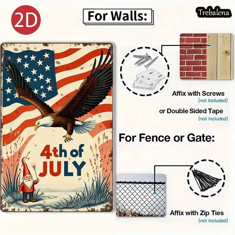 

Iron Wall Art Decor Vintage Metal Tin Sign 20x30cm
