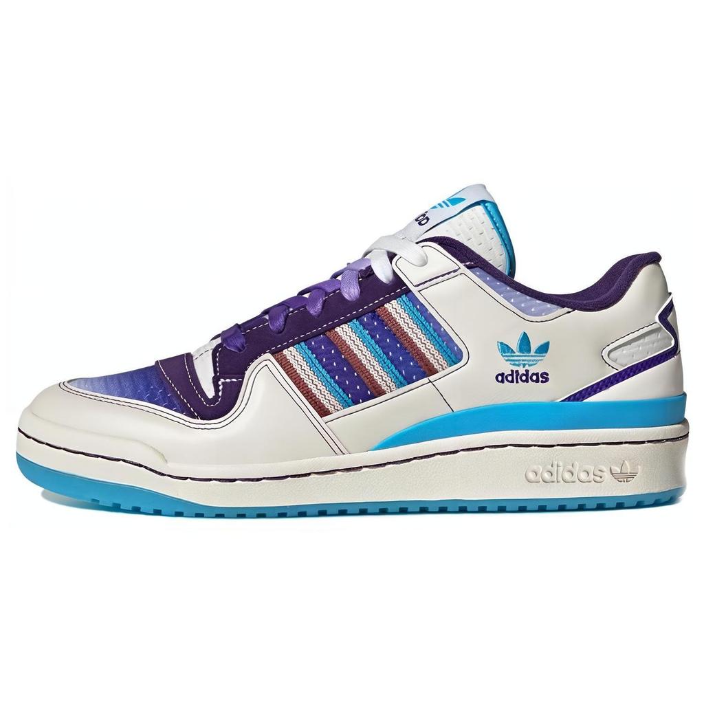 adidas Forum 84 Low CL Kreideweiß Blau Herren Sneaker Creme Himmelblau Energy-Ink IF8181
