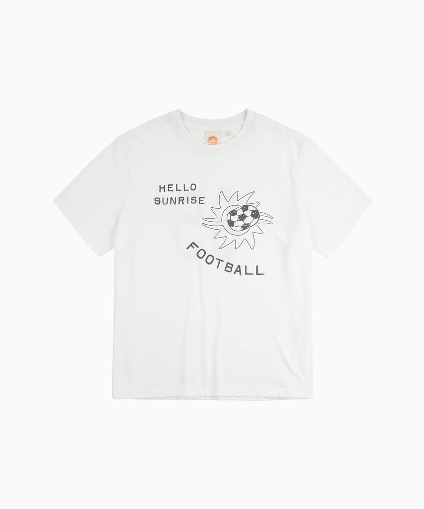 HELLO SUNRISE Hs Football Club Tee_White