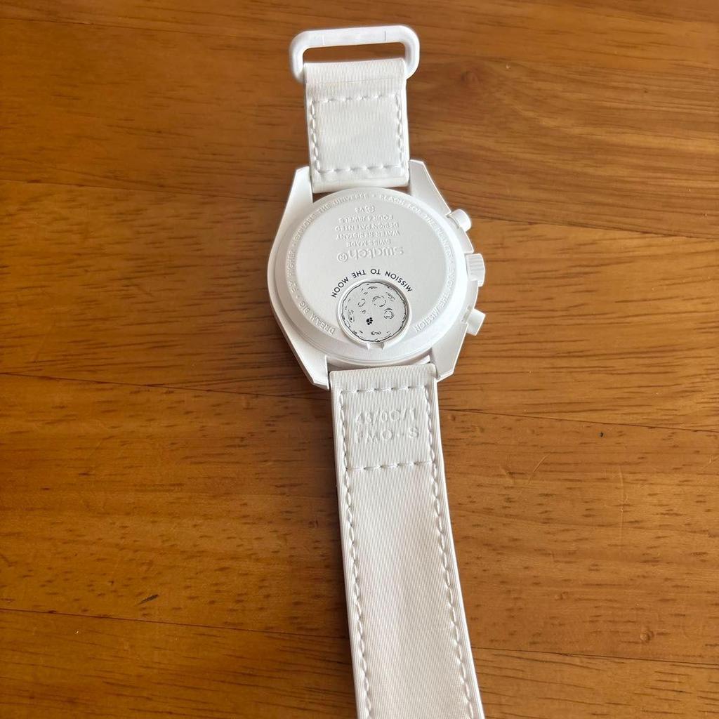 Used Swatch OMEGA Swatch Snoopy MoonSwatch White White