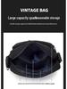 Japanese Style Men's Lightweight Minimalist Crossbody Bag - Trendy, Large Capacity Multi-compartment Niche Shoulder Bag